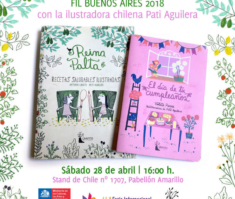 Pati Aguilera firma en Feria del Libro de Buenos Aires