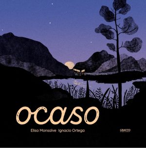Portada Ocaso de Elisa Monsalve e Ignacio Ortega Grafito Ediciones